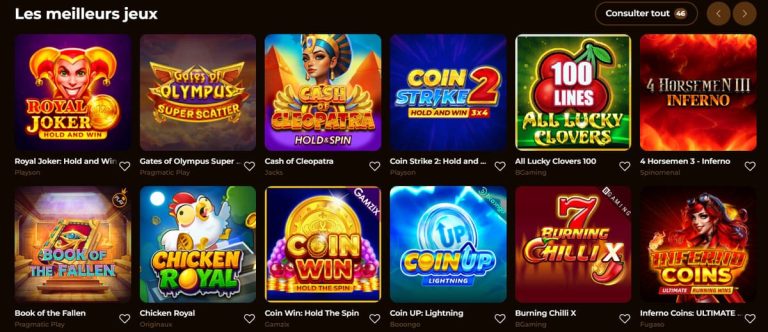 Rolldorado Casino machines à sous